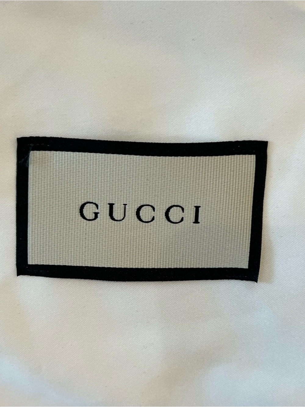 Gucci Satin Light Cream Dust Bag | Gucci  Label | Never Used - Picture 5 of 5